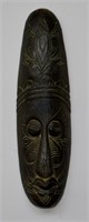 Hand Carved Tribal Mask 20"l x 7'w