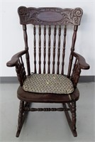 Pressback Rocking Chair  c1890 -1920's