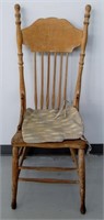 Antique Pine Pressback Casual Chair
