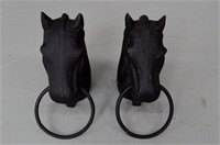 Cast Iron Horse Head Post Cap