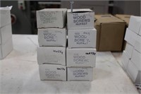 (8) Boxes of #10x1 1/4" 100PC Flat Head Plated