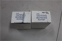 (2) Boxes of #10x1 3/4" 100PC Tapping Screws