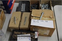 (7) Boxes of Assorted 5/8" & 3/8" Bolts