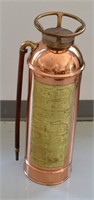 Vintage Copper & Brass Fire Extinguisher