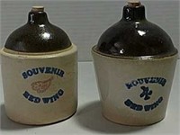 Two miniature Red Wing souvenir jugs