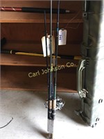 BUNDLE OF FISHING RODS AND REELS