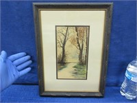 1907 signed May Mayer painting - smaller