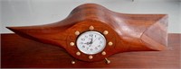 Antique Wood Aviation Propeller Clock (Working)