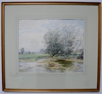 Original Framed Watercolour - Signed Heard