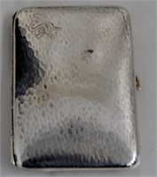 Vtg Sterling Silver Cigarette Case (Stamped 885)