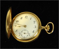 EARLY 20TH CENTURY SWISS 18KT GOLD POCKET WATCH