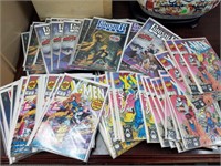 LARGE LOT OF XMEN AND PUNISHER COMIC BOOKS
