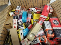 LARGE LOT OF VTG VACUUM TUBES