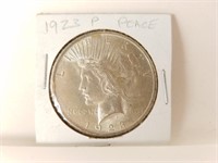 1923 PEACE DOLLAR SILVER COIN