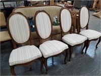 4PC QUEEN ANNE DINING CHAIRS