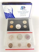 2001 QUARTERS / 1970 PROOF SET/ 1964 UNC. DENVER