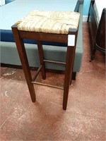 Wood wrap bar stool in nice shape