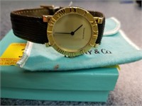 Genuine Tiffany and CO 18kt Gold watch