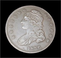 1836 Capped Bust half dollar