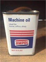 Ampol 4 oz machine oil handy oiler