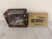 COLT M1911A1 AIR SOFT PISTOL & WIRELESS HELICOPTER
