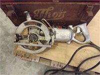 THOR WORM GEAR ELECTRIC SAW & METAL CASE