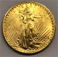 1913 Saint Gaudens $20 Gold Piece