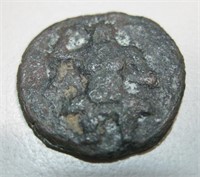 Ancient Ibiza / Ebusus God Bes 1st Century BC Coin