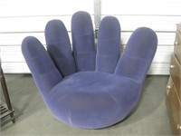 Large Purple Hand Chair