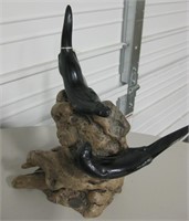 John Perry Sea Otters Sculpture - 12" Tall