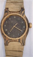 44" Tall Wood Watch Clock - Works