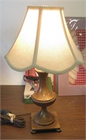 Working Vintage Copper Desk Lamp