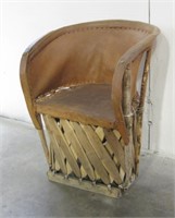 Vintage Animal Skin Southwestern Chair
