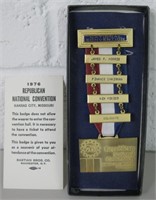 1976 Republican National Convention Delegate Badge