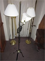 (3) Floor Lamps