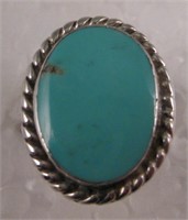 Southwest S/S Sleeping Beauty Turquoise Ring