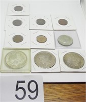 Grouping of Silver Dollar Morgan Peace and Collect