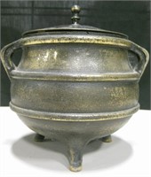 5.5" Tall Solid Brass Bean Pot