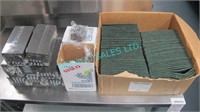 LOT,SHELF OF SCOUR PADS, S/S SCRUBBERS,GRILL