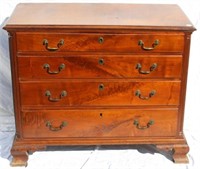 Chippendale Walnut Chest with molded edge top