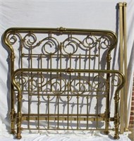 Antique Brass Bed 59" x 62"