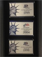 3 U.S. MINT PROOF SET