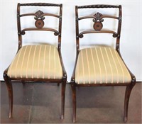 BEAUTIFUL PAIR OF 1930s SIDE CHAIRS