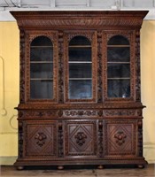 FRENCH CARVED RENAISSANCE BOOKCASE