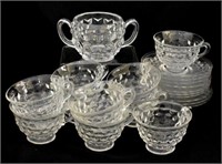FOSTORIA "AMERICAN" CUPS & SAUCERS AND MORE