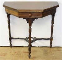 ANTIQUE WALNUT GAME TABLE