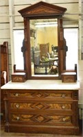 VICTORIAN MARBLE TOPPED DRESSER