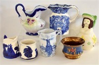 ASSORTED MILK PITCHERS & MORE