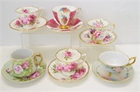 ASSORTED CHINA CUPS & SAUCERS