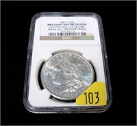 1881-S Morgan dollar, NGC slab certified